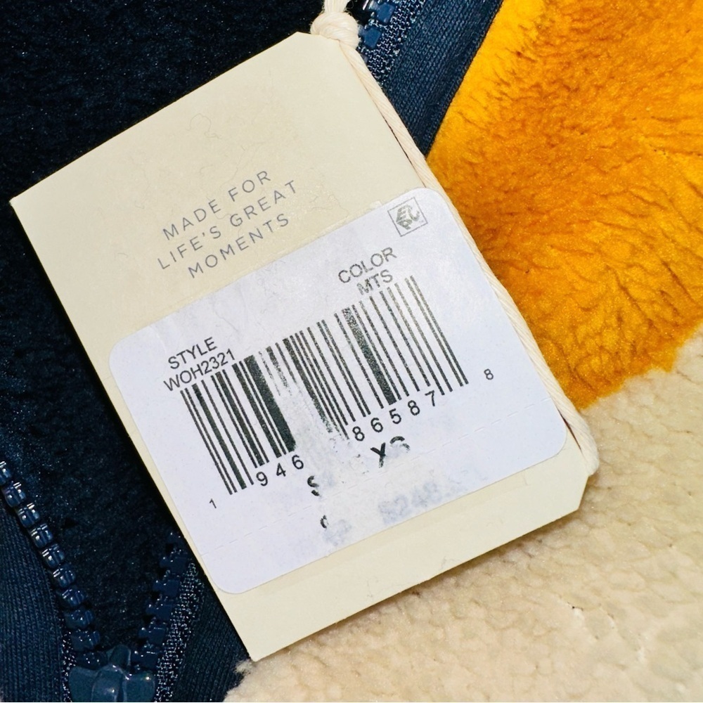 Faherty Womens Size XS High Pile Fleece Mountain Sunrise Full Zip Jacket NWT - Picture 8 of 8